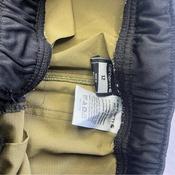 Carhartt Kids Camo Shorts - Black and Tan - Picture 4 of 5